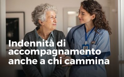 Indennità di accompagnamento: spetta anche a chi cammina